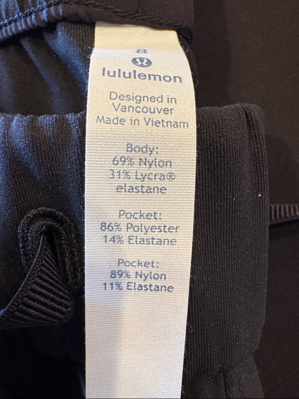 Lululemon Black Pant Brand New - Picture 5 of 5